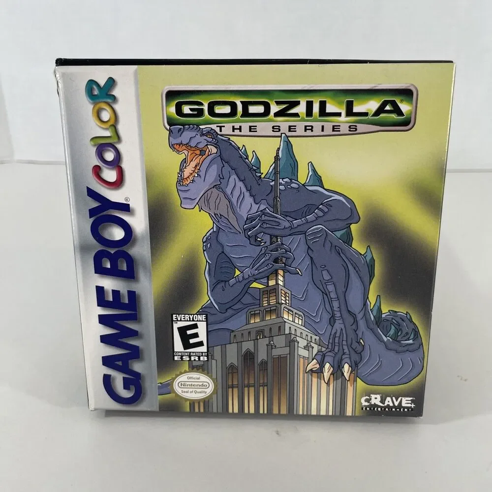Godzilla the Series Nintendo Game Boy Color Complete CIB Near Mint